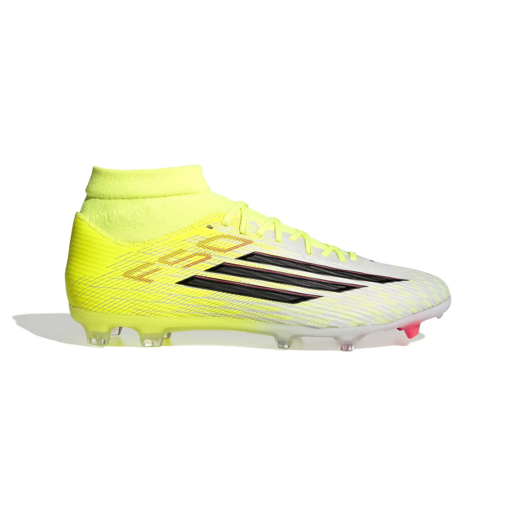Fußballschuhe adidas F50 League Mid Cut FG/MG - Farbe: Jaune