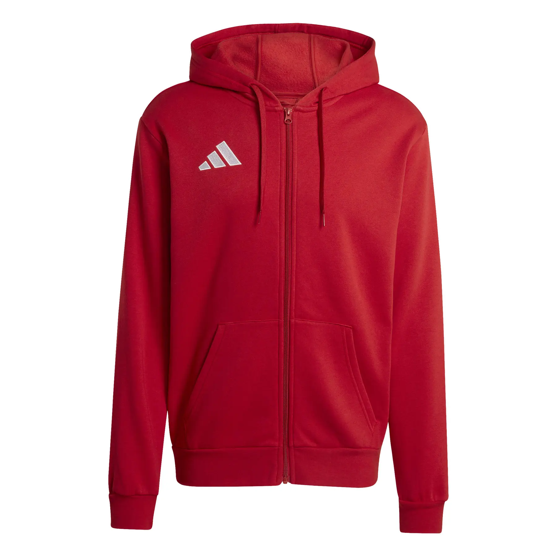 Kapuzenjacke adidas Entrada 26 - Farbe: Rouge