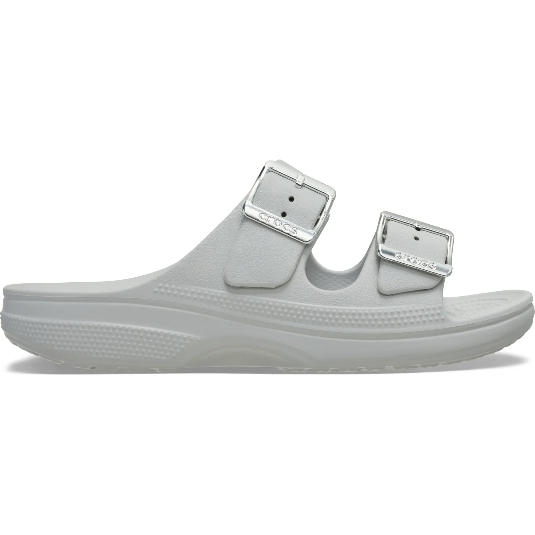 Damen Hausschuhe mit metallischem Schnallenverschluss Crocs