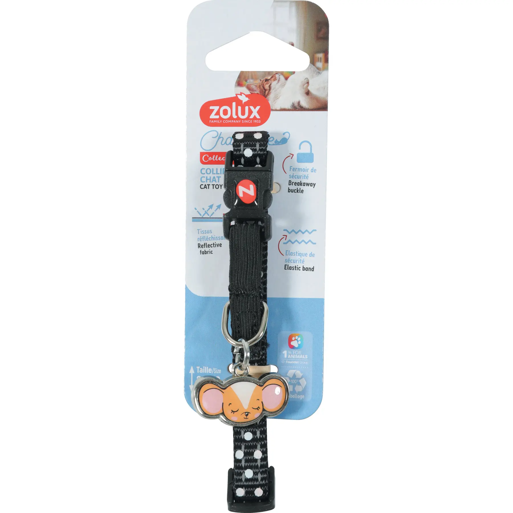 Adjustable cat collar Zolux