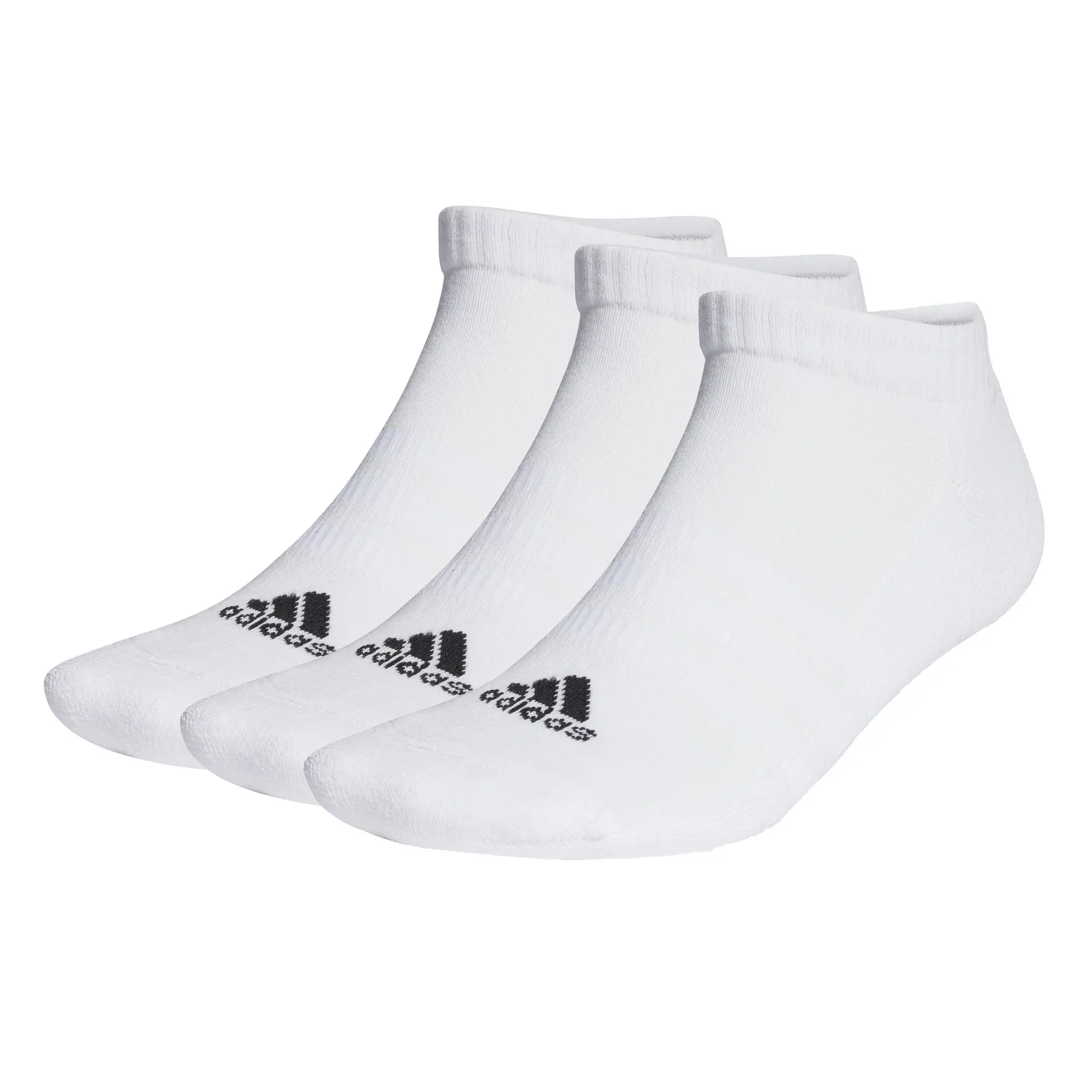 Niedrige Socken Adidas (x3) - Farbe: Weiß