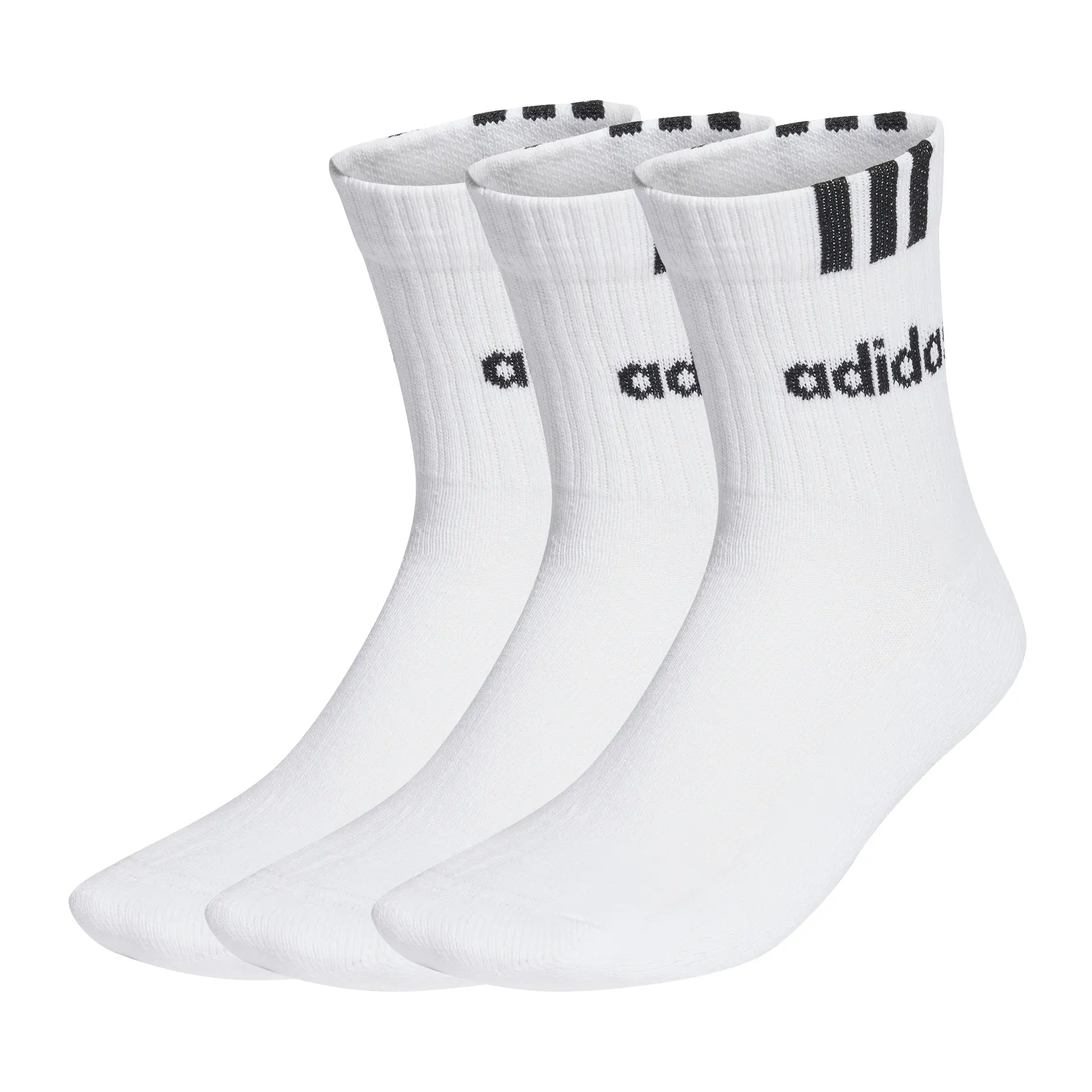 Chaussettes mi mollet matelassées 3 Stripes Linear lot de 3 paires - vue 8