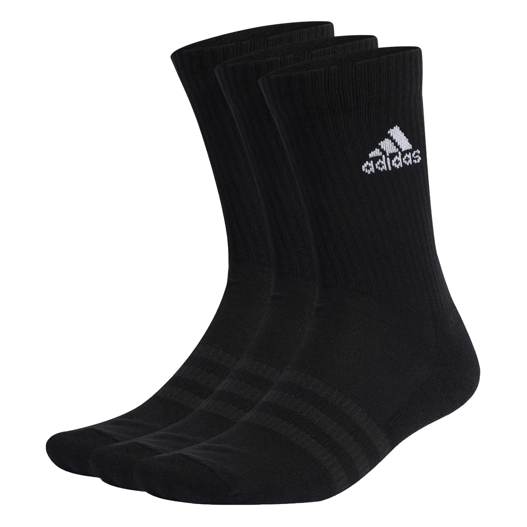 Hohe Socken Kind Adidas (x3) - Farbe: Schwarz