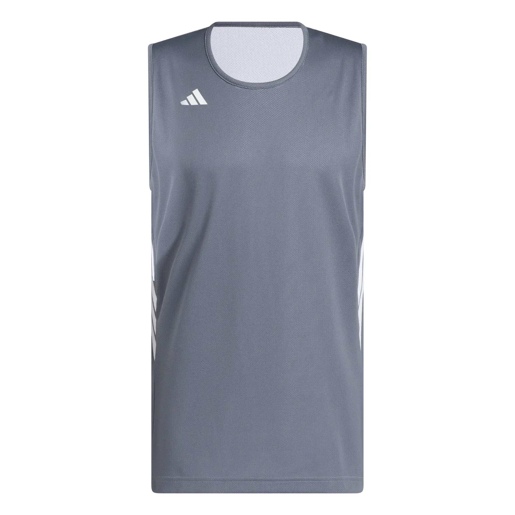 Camiseta de baloncesto reversible 3G Speed AEROREADY Team Onix / White Hombre