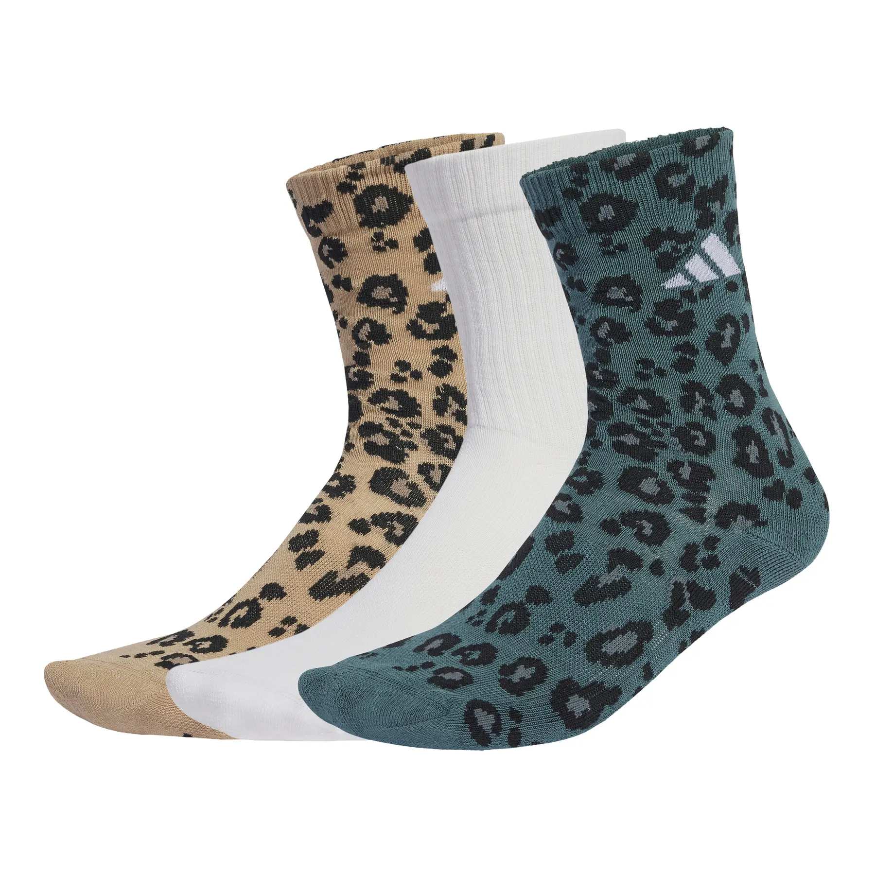 Socken adidas Leopard Print (x3) - Farbe: Bunt