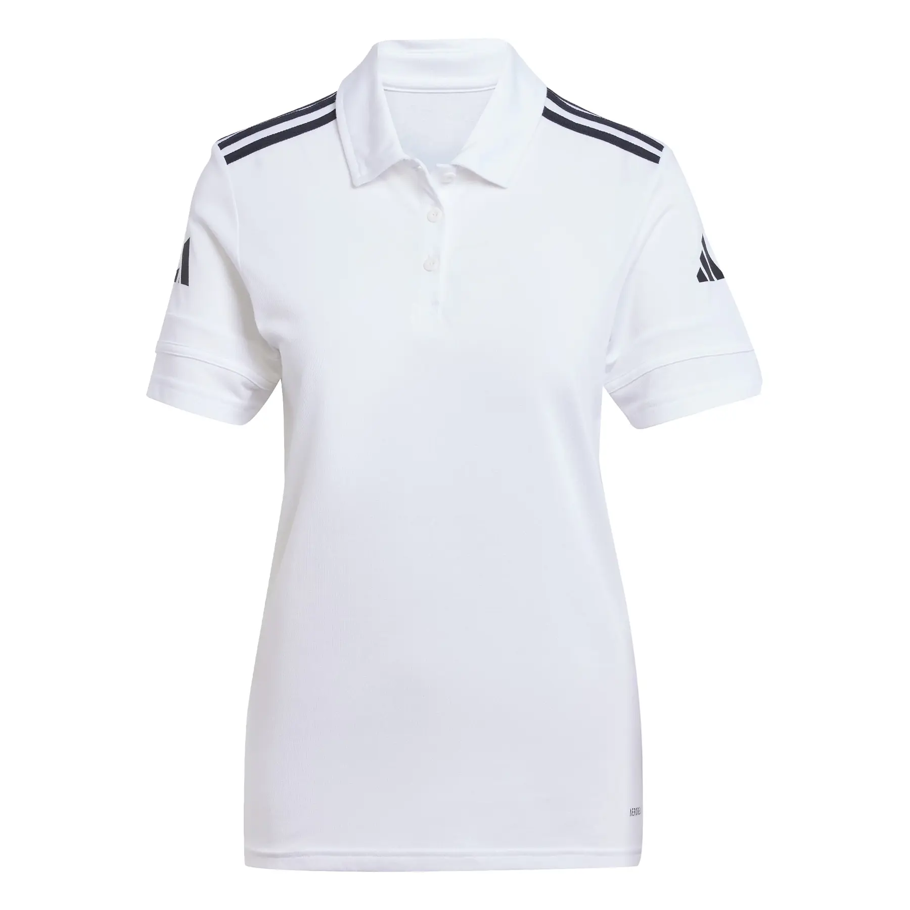 Damen-Polo aus Baumwolle adidas Squadra25 - Farbe: Weiß