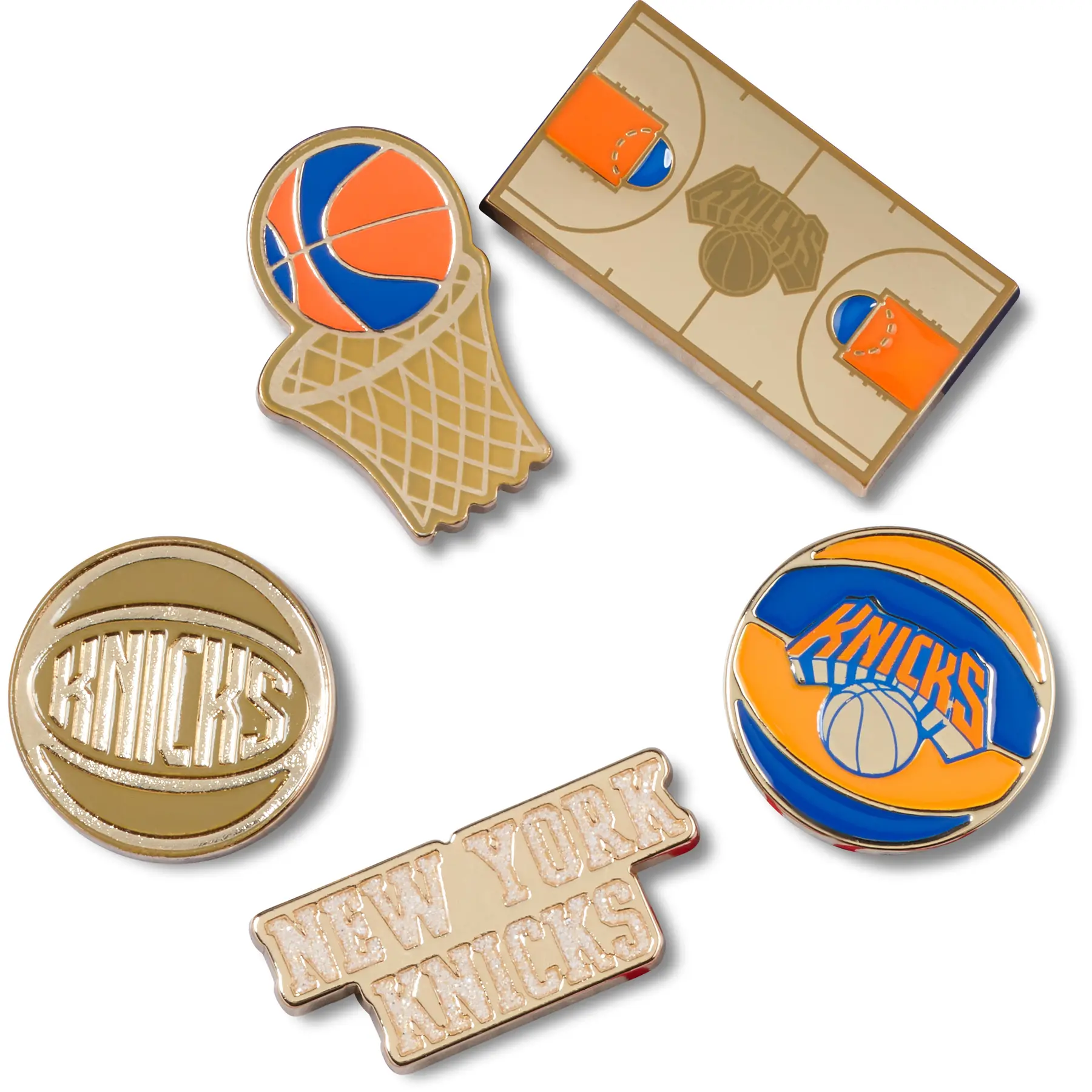 Jibbitz Crocs NBA New York Knicks (x5)