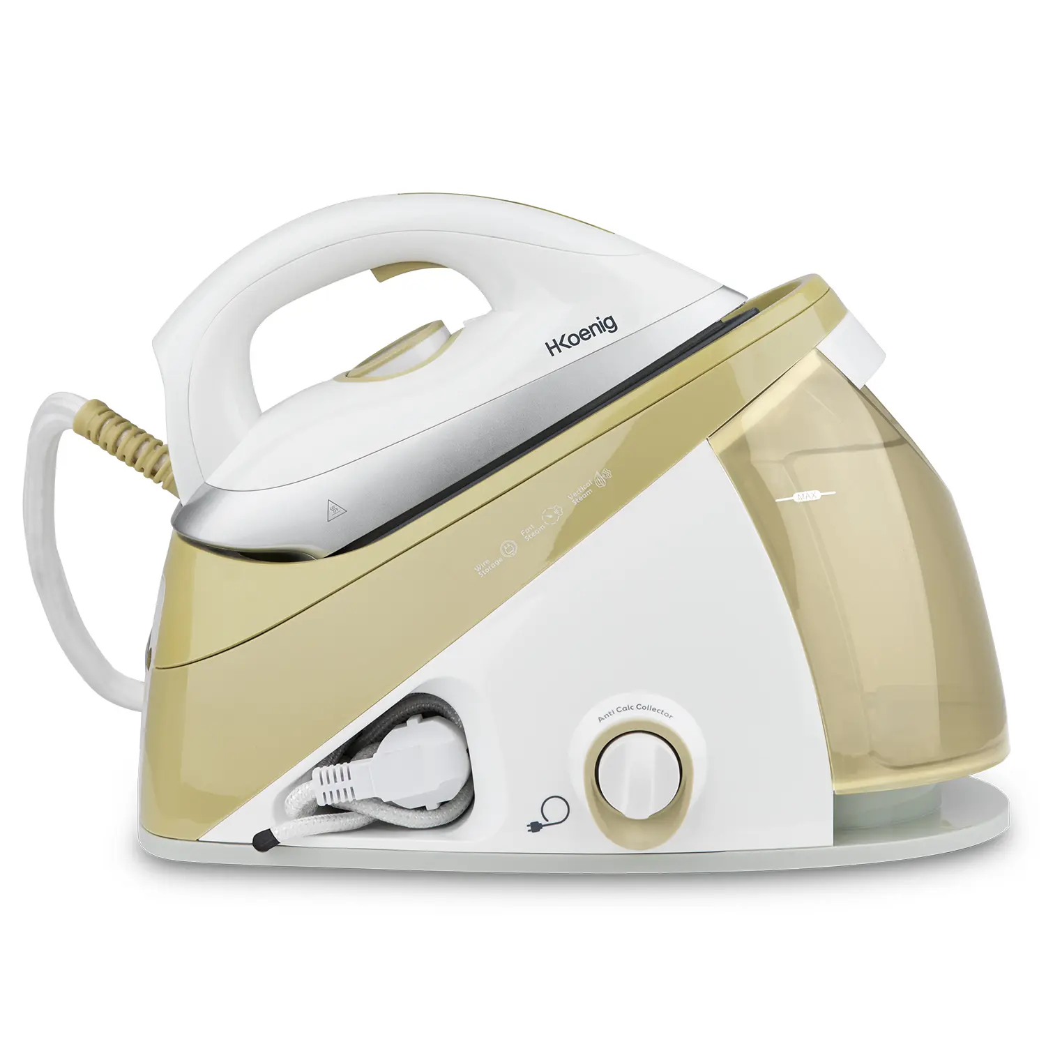 Hkoe Blanc Et Jaune Centrale Vapeur H.koenig V28 2400W - Image 4