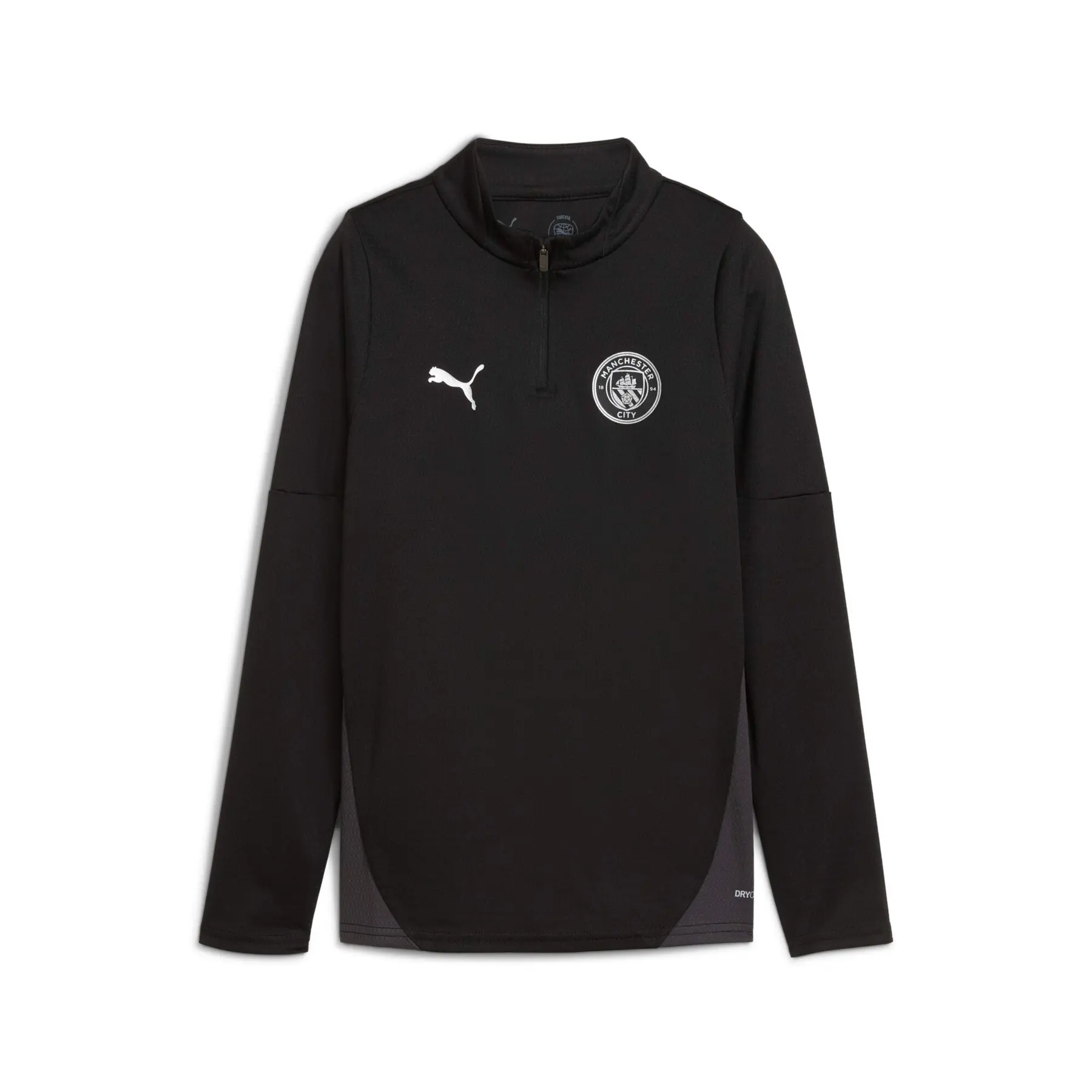 Felpa d'allenamento 1/4 zip bambino Manchester City 2025/26