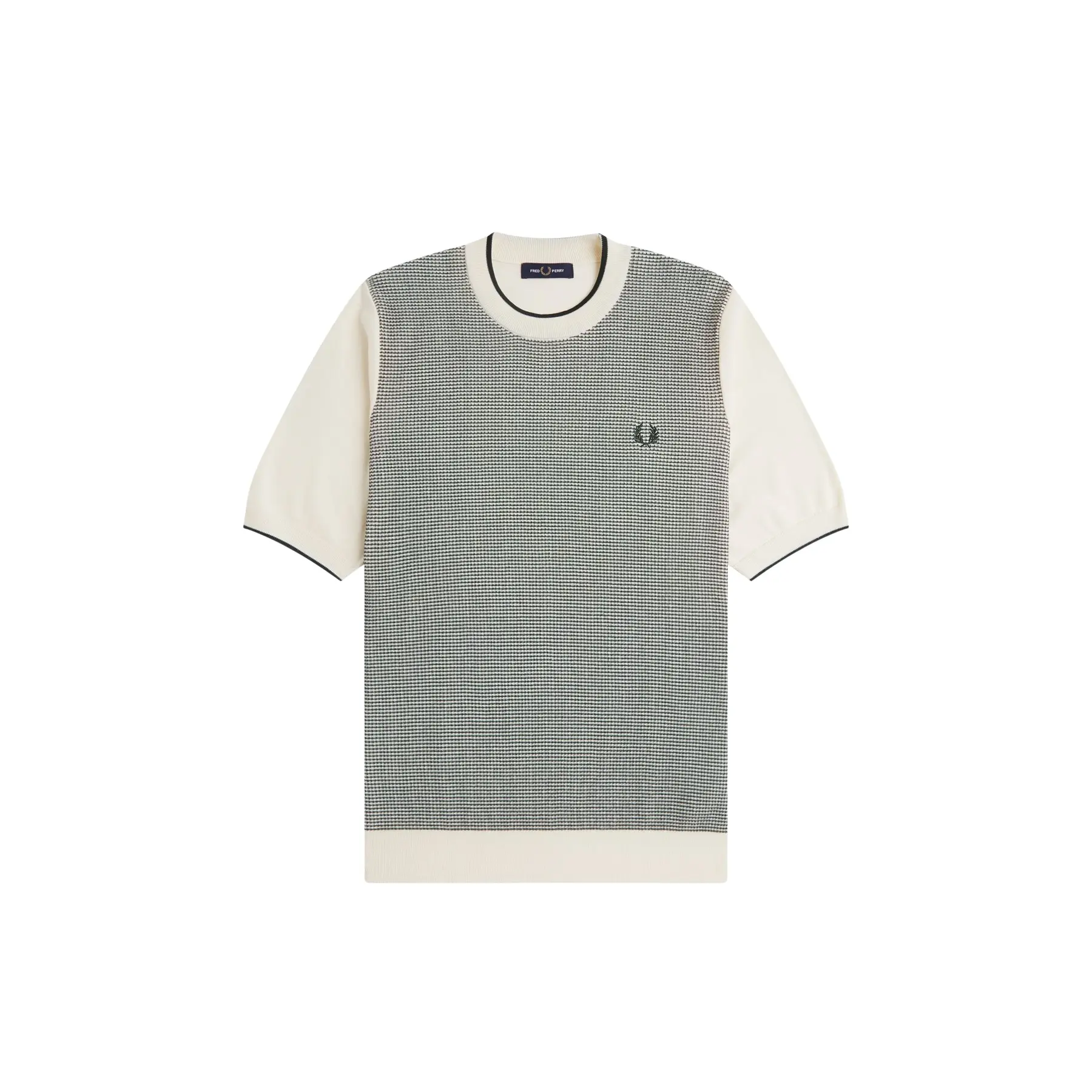 T-shirt en maille gaufrée Tonic Fred Perry T-shirt en maille gaufrée Tonic Fred Perry