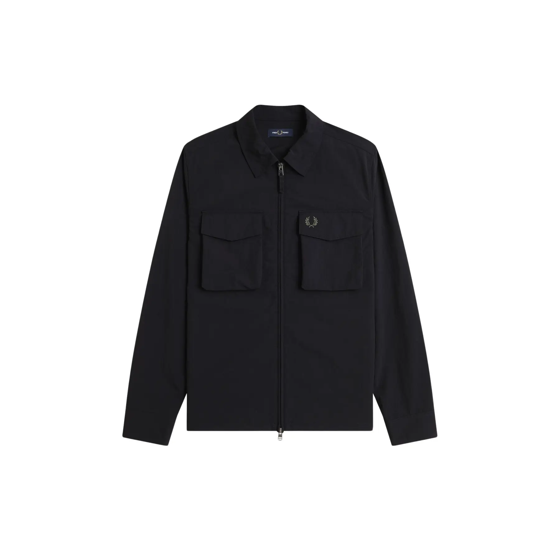 Camicia con tasca in ripstop Fred Perry