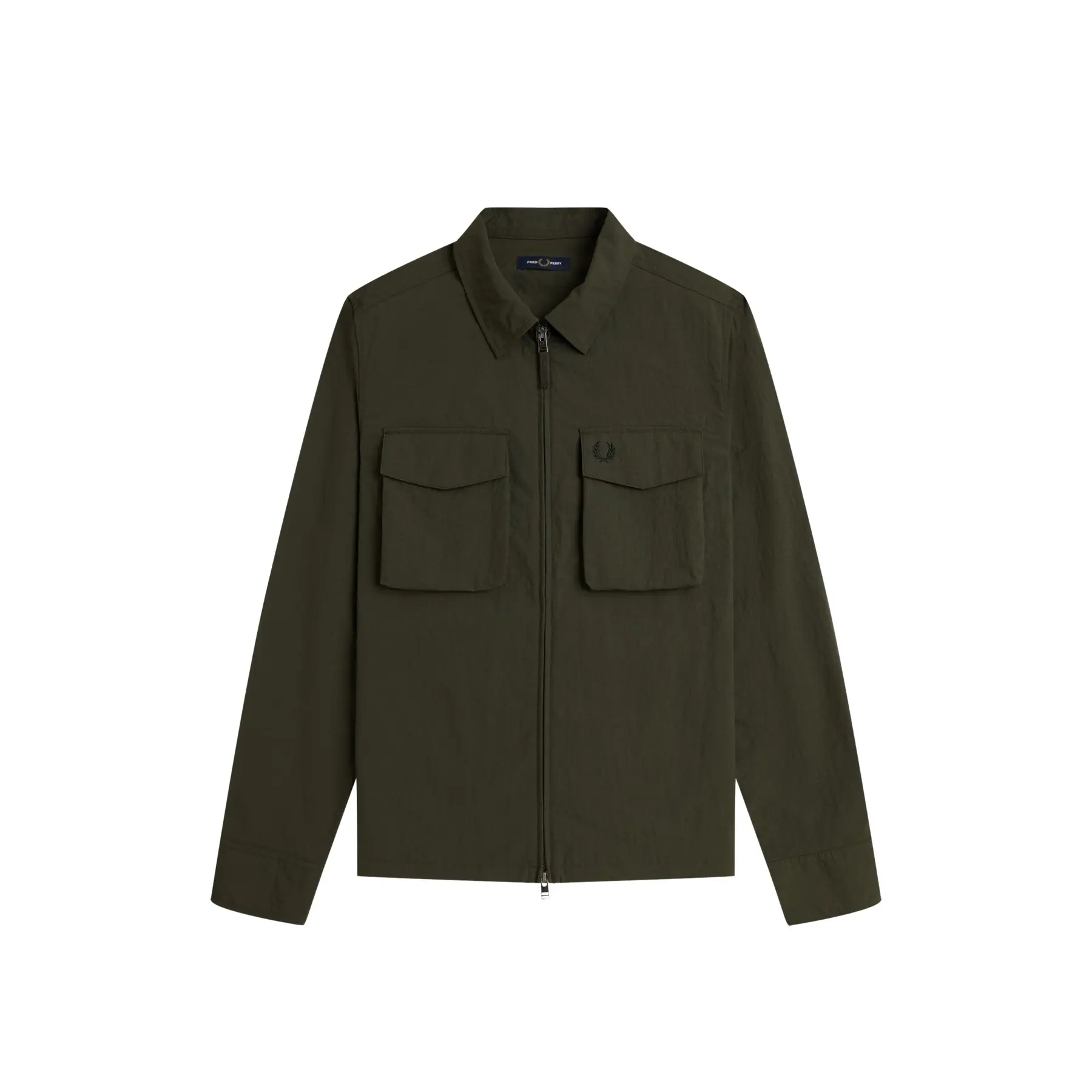 Camicia con tasca in ripstop Fred Perry