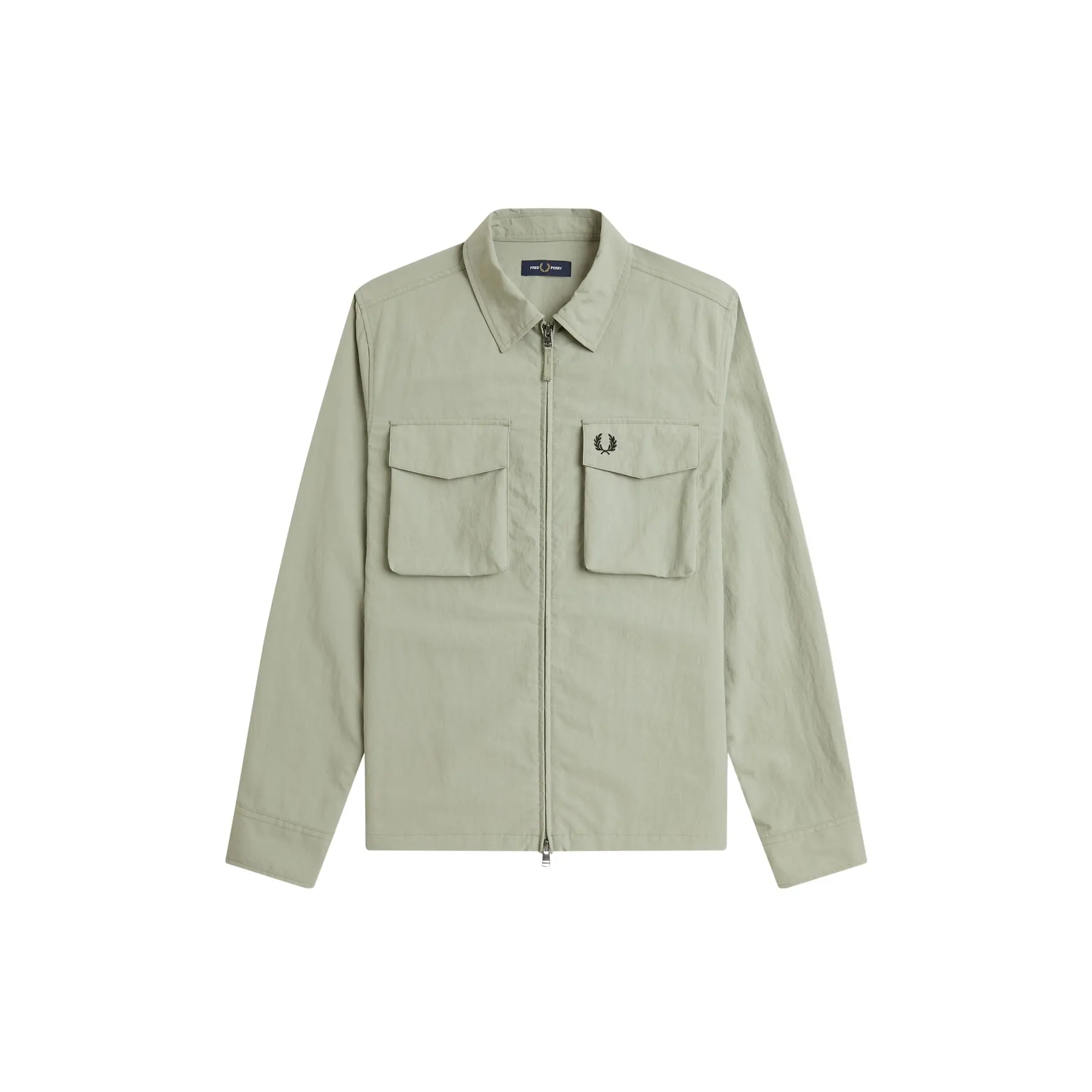 Camicia con tasca in ripstop Fred Perry