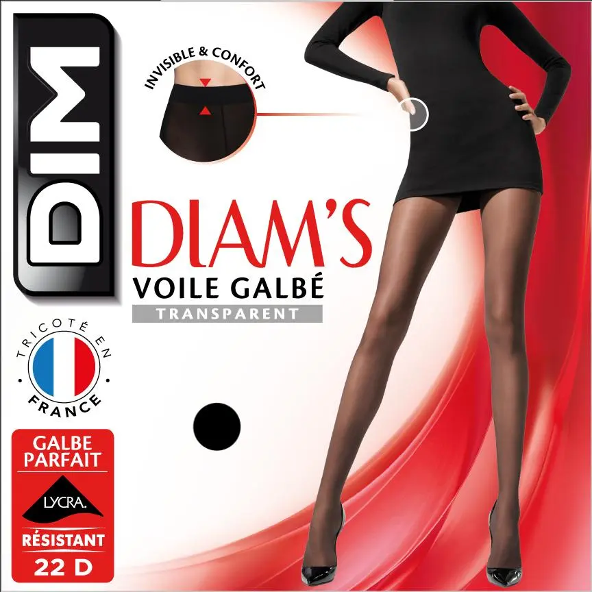 Leggings da donna DIM Diam's Voile Galbé 22D