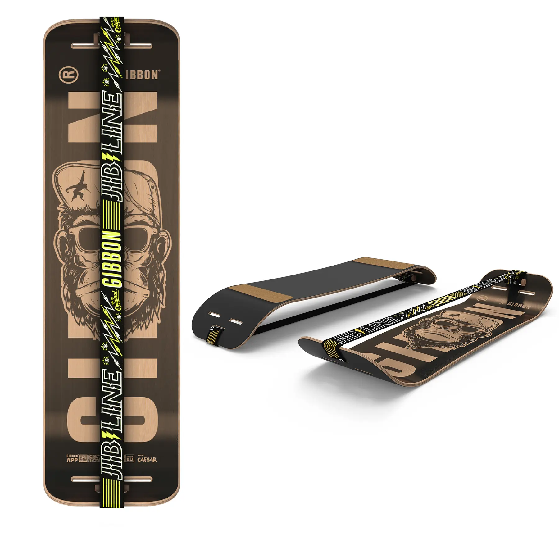 Conjunto de tablas de slackline Gibbon Giboard - Caesar Jib