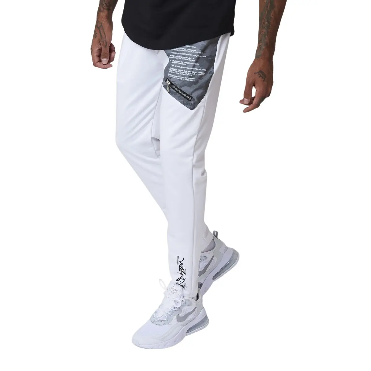 Pantaloni da jogging con inserti militari Project X Paris reflect