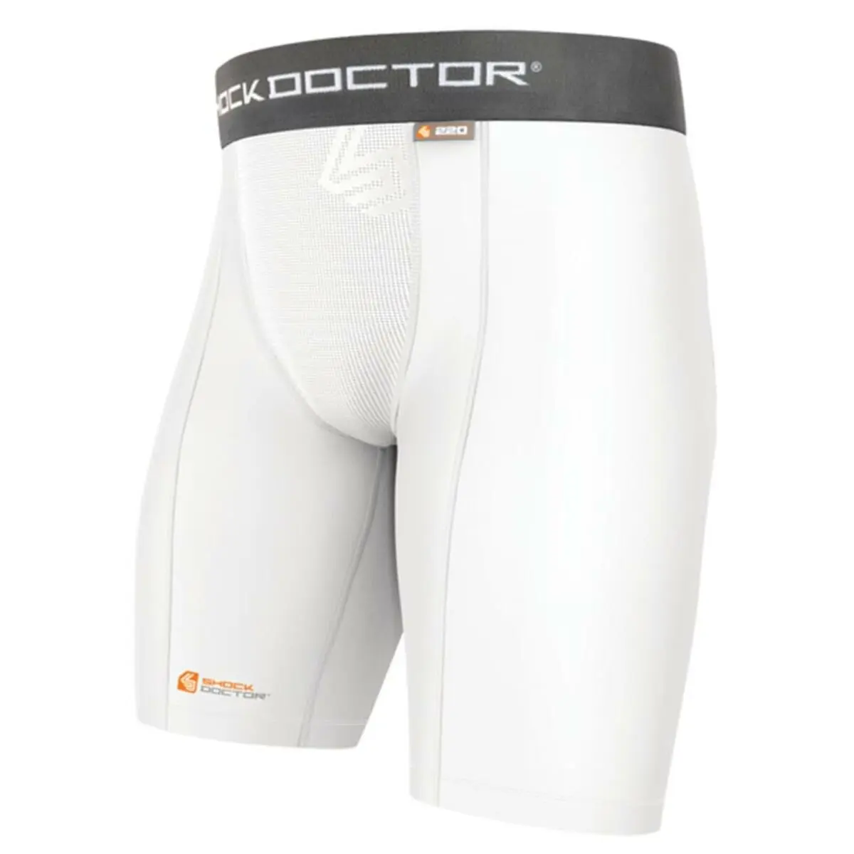 Short a compressione Shock Doctor avec coquille de protection