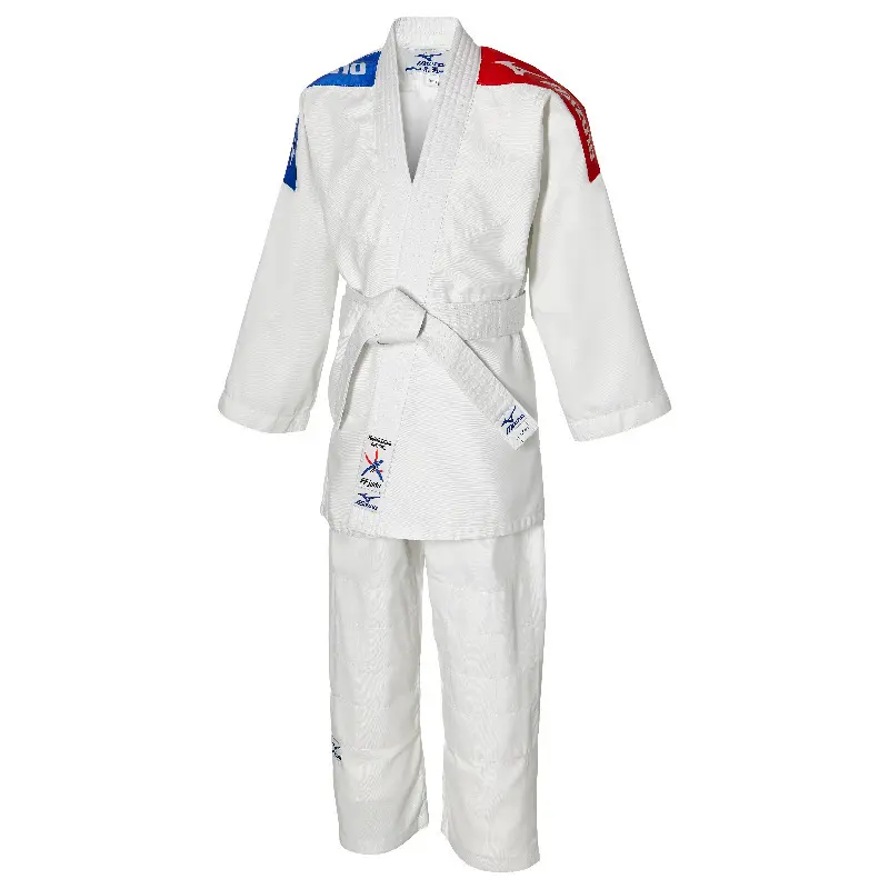 Kimono di judo per bambini Mizuno Shiro Plus FFJ