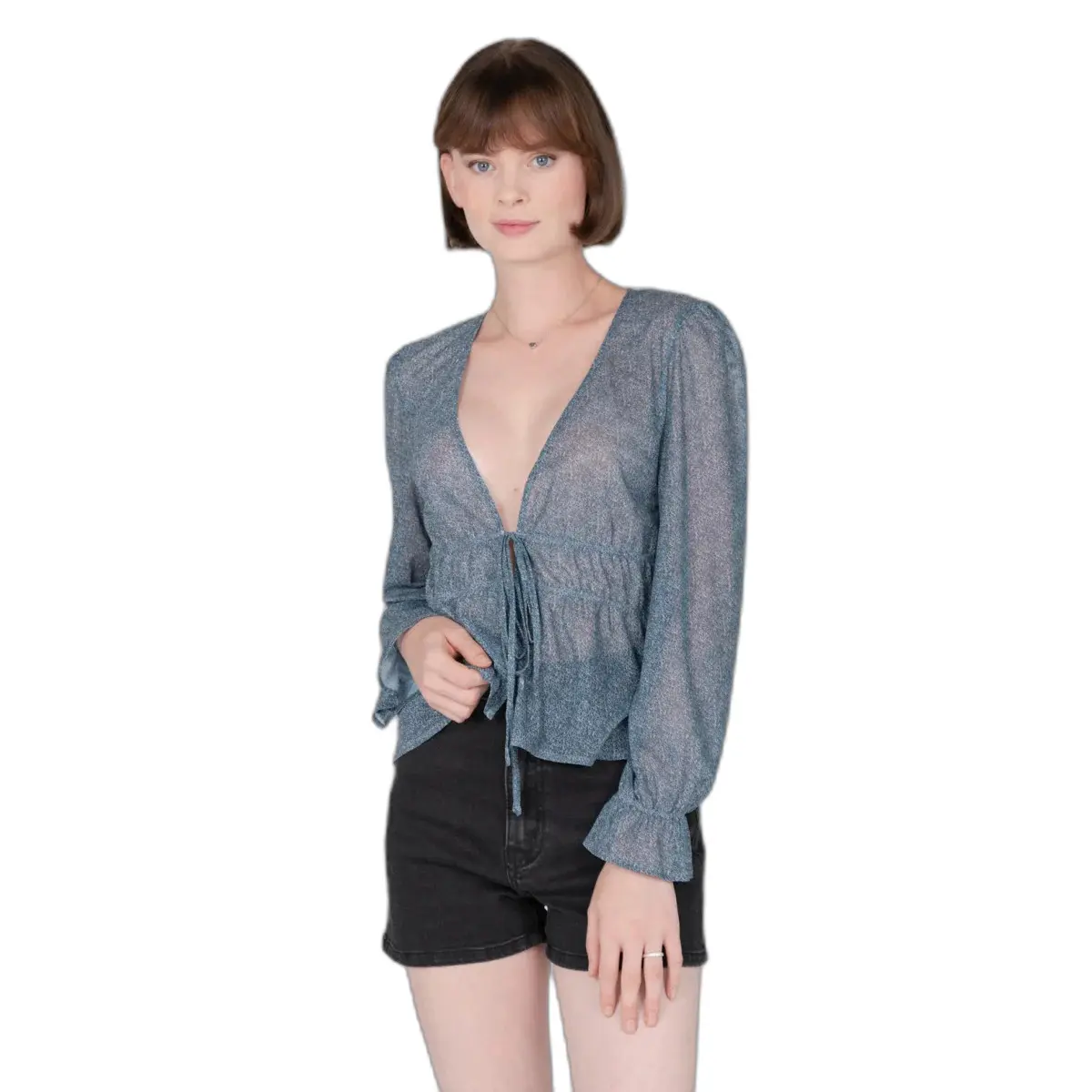 Bluse aus Voile Damen 24 Colours