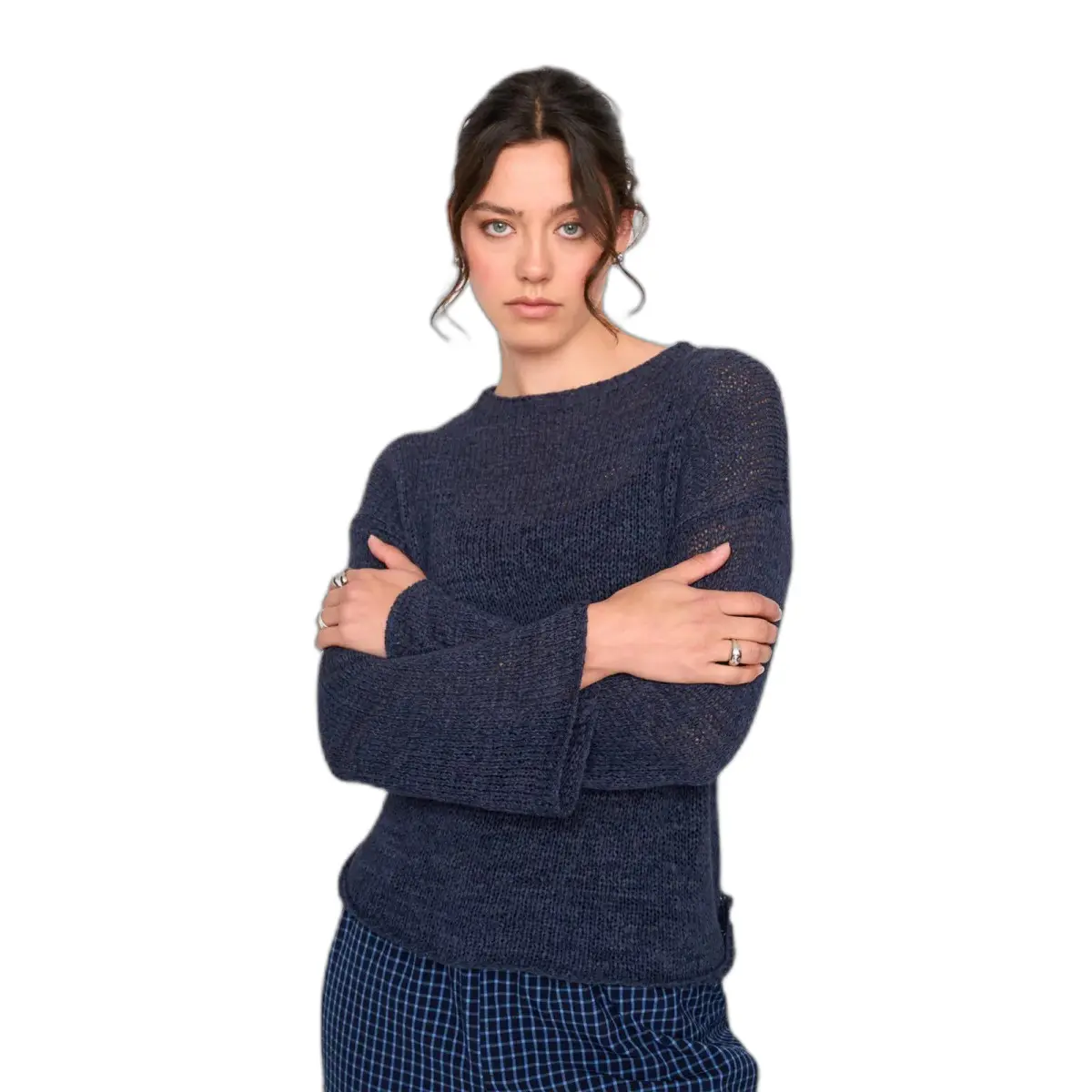 Leichter Strickpulli Damen 24 Colours