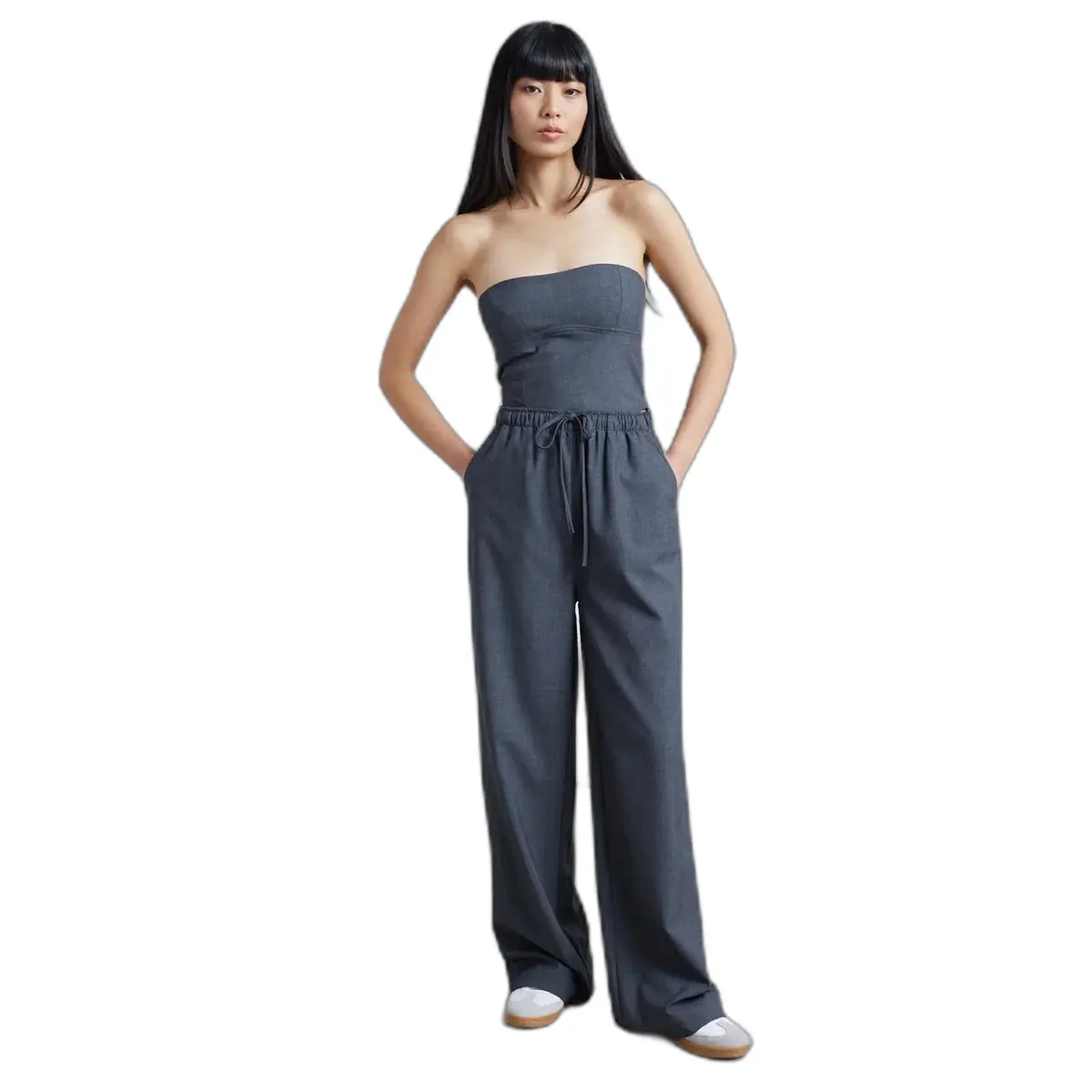 Weitbeiniger Anzughose Damen 24 Colours