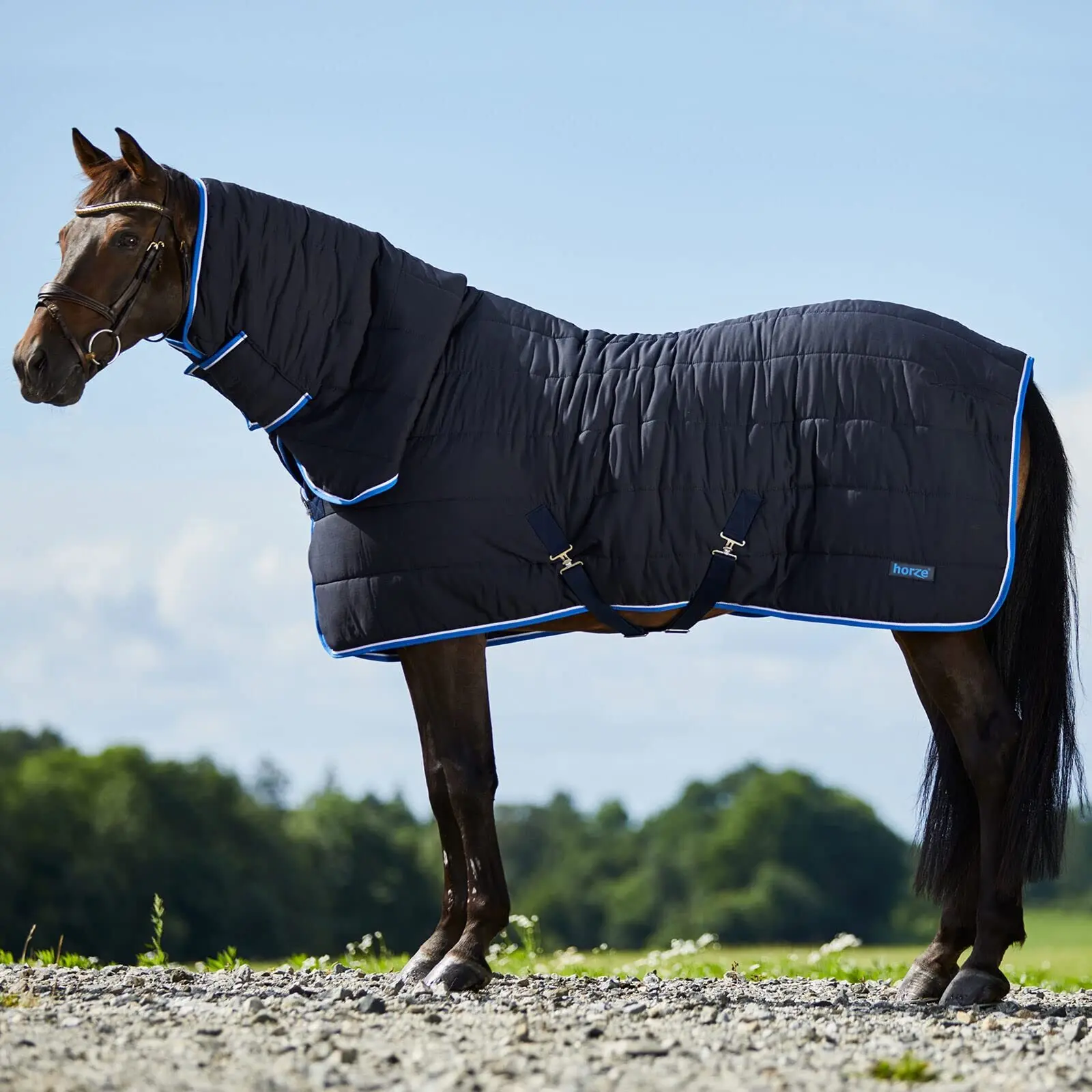 Stable Blanket with Neck Cover Horze Glasgow 250 G