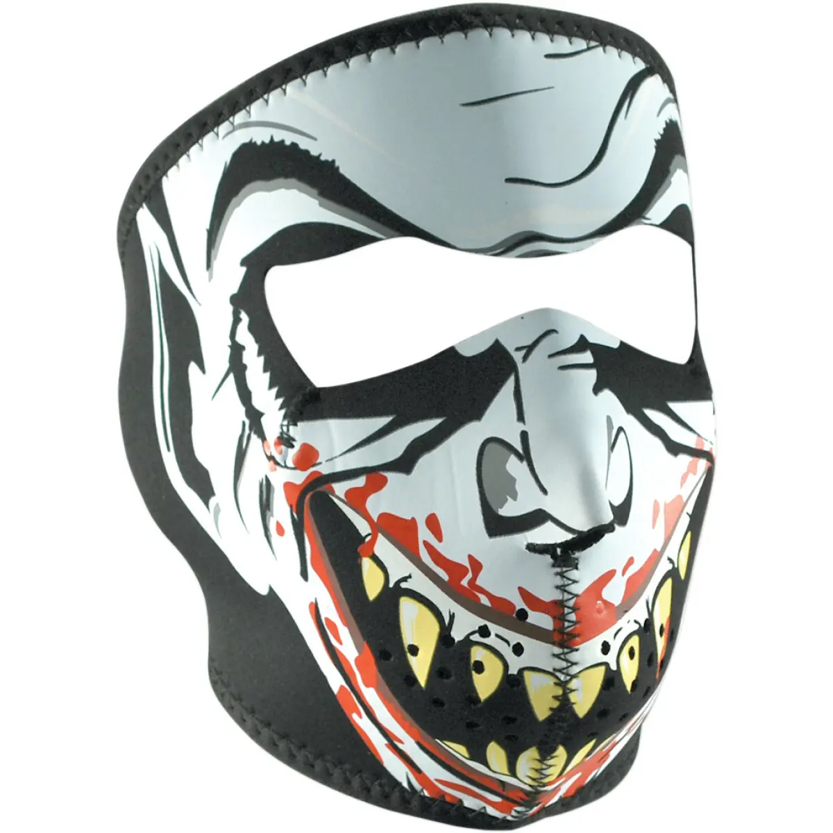 Passamontagna da moto Zan Headgear full face glow-in-the-dark vampire