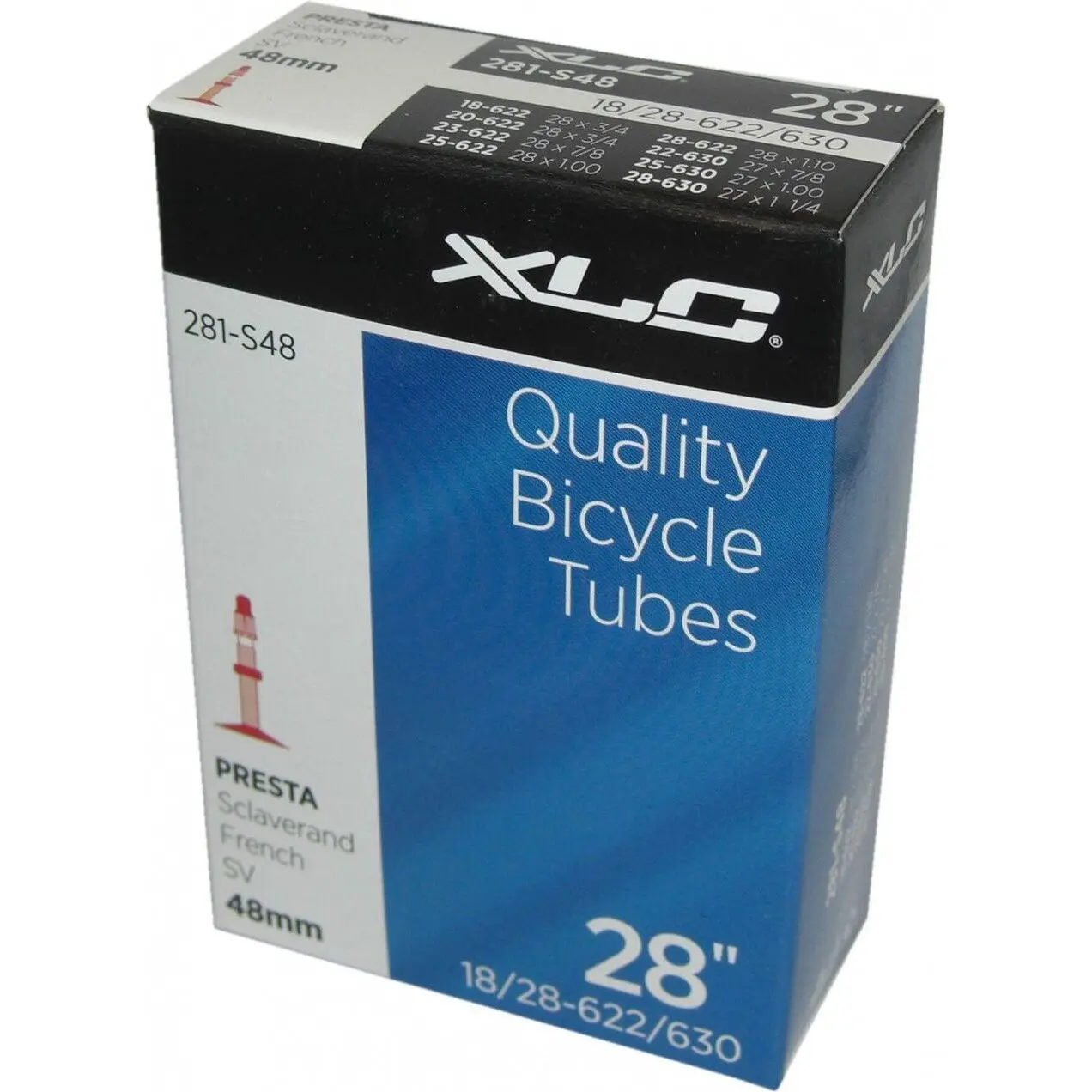 Luchtkamerafsluiter XLC VT-S28 700x18/25C Presta 18/25-622/630