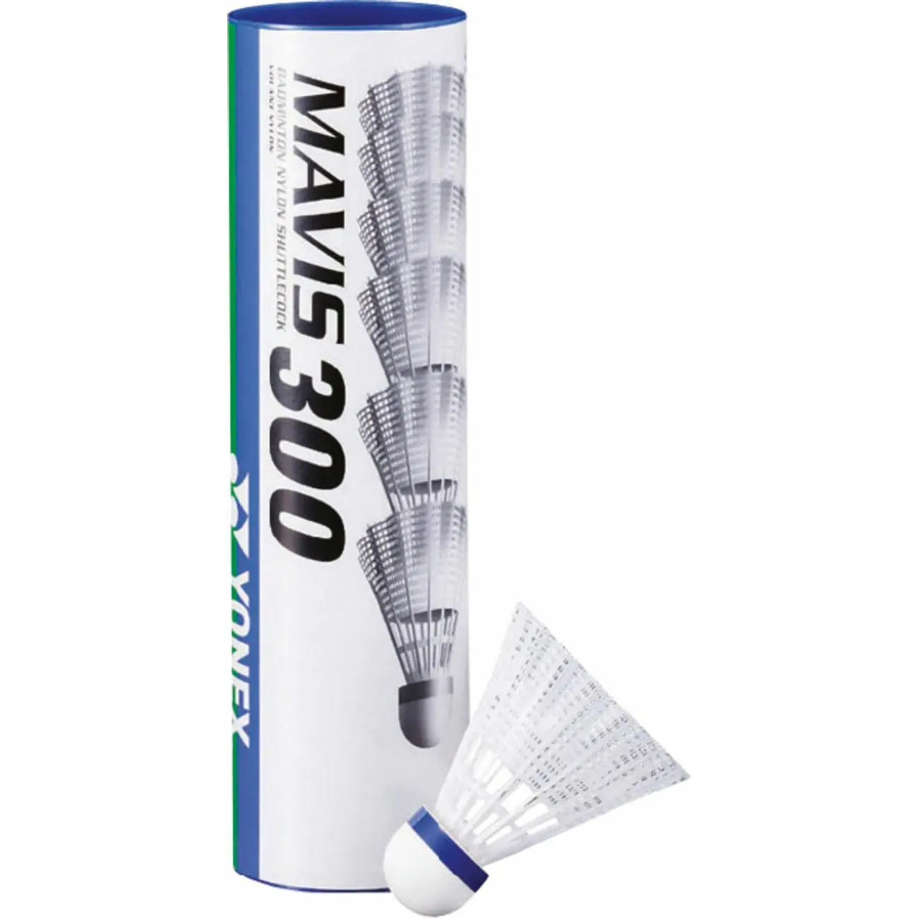 YONEX Volant De Badminton En Plastique  Mavis 300 X 6 - Blanc - 