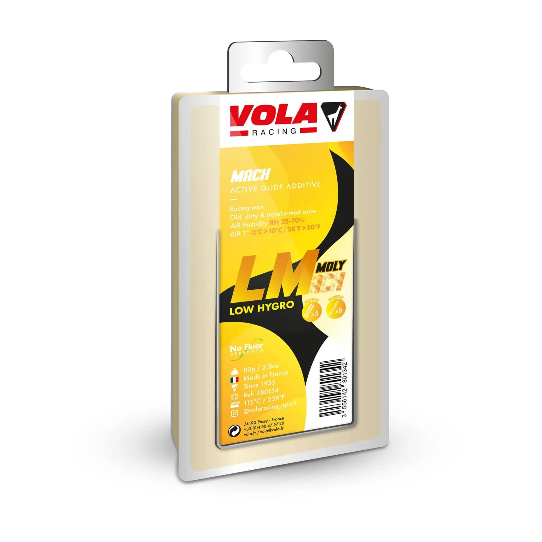 Rennskiwachs Vola LMach Moly 80 g
