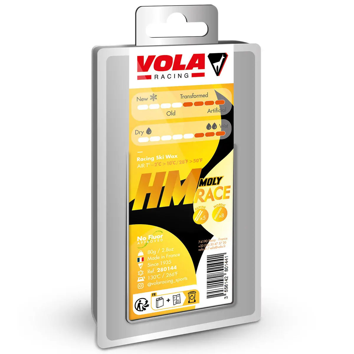 Rennskiwachs Vola HMach Moly 80 g