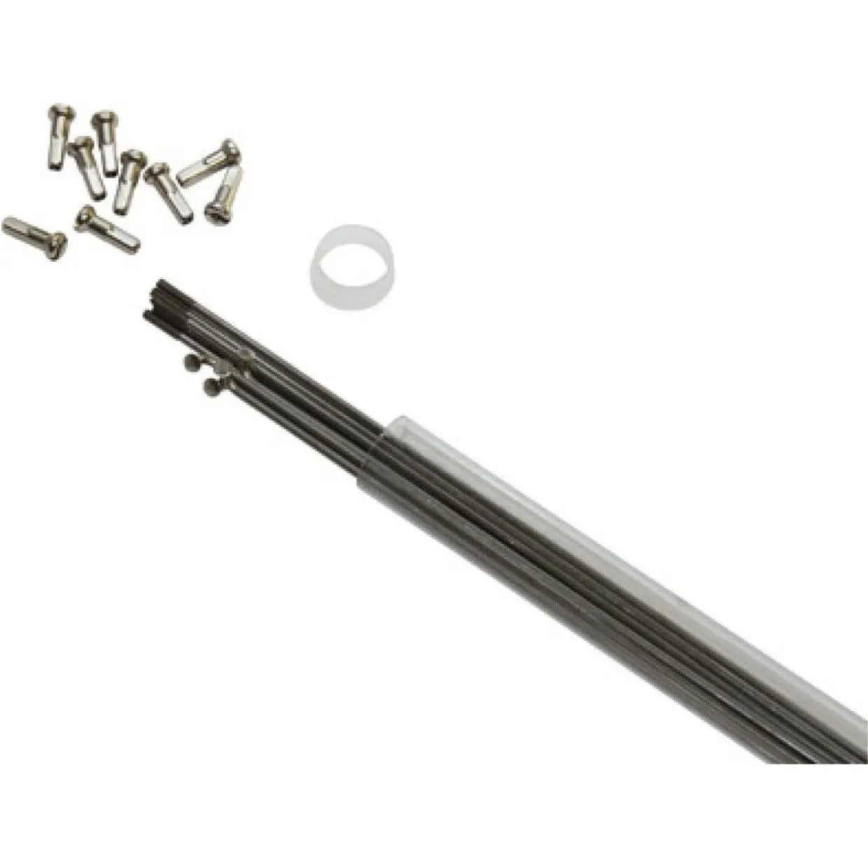 Rohr Mit 10 Speichen Aus Edelstahl Mit Abgewinkeltem Kopf Und Nippel 296 Mm