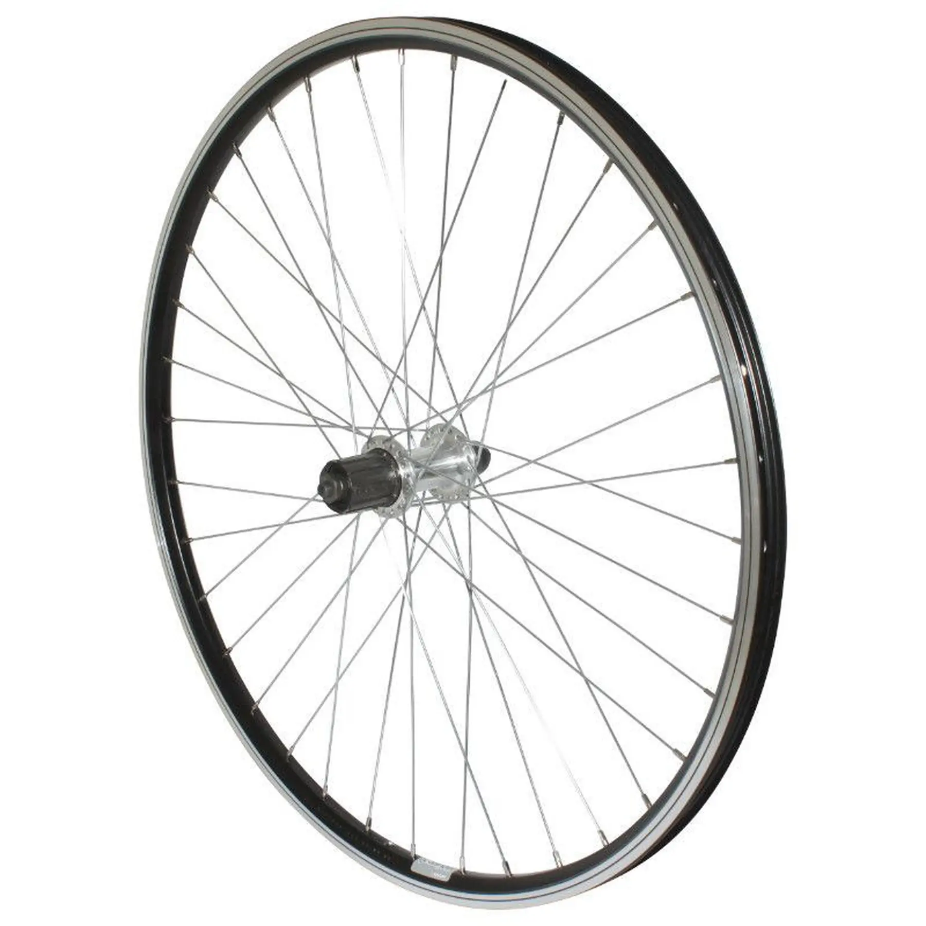 MTB-Rad Hinterrad doppelwandige Aluminiumnabe blockiert Kassette Velox P2R 9-8V.