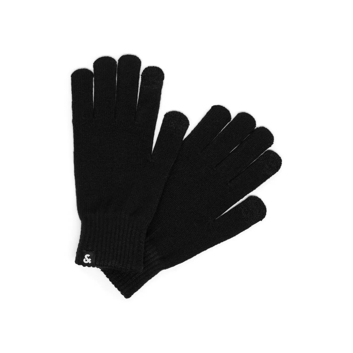 Jack&Jones - Jacbarry Knitted Gloves Sn Black - Gr. - One Size - Bild 4