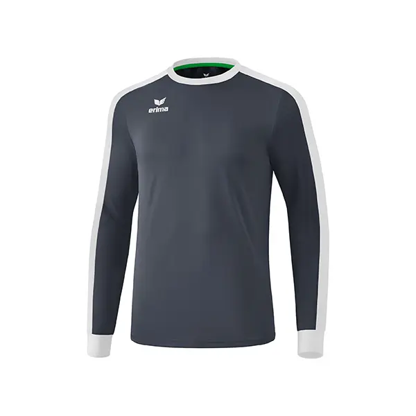 Erima Retro Star Voetbalshirt Lange Mouw Kinderen - Wit / Slate Grey | Maat: 152