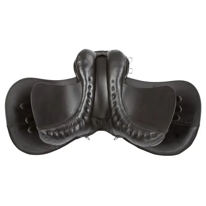 Mixed saddle equipped horse Kerbl