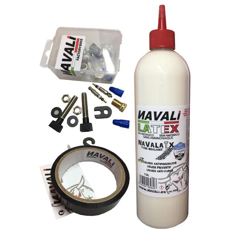 Tubeless kit Navali latex 500mL Presta 44mm