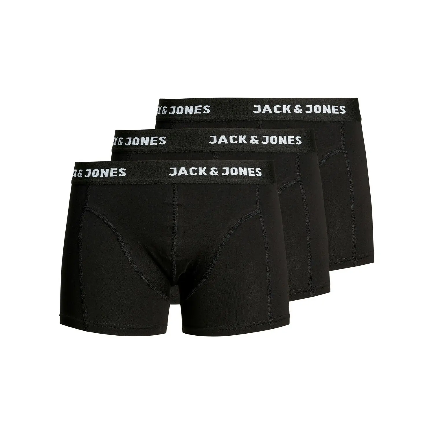 Jack And Jones Men's Black Anthony 3 Pack Boxer Trunk - 2X Large - Image 4
