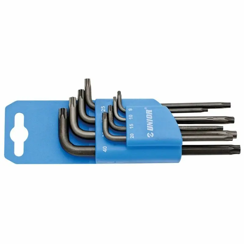 Stern-Torx-Schlüssel Unior 9-40 mm (x9)