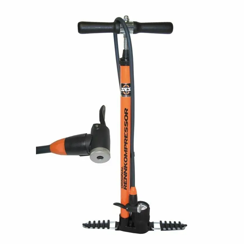 Pompa A Pedale Con Manometro Sks Kompressor-image
