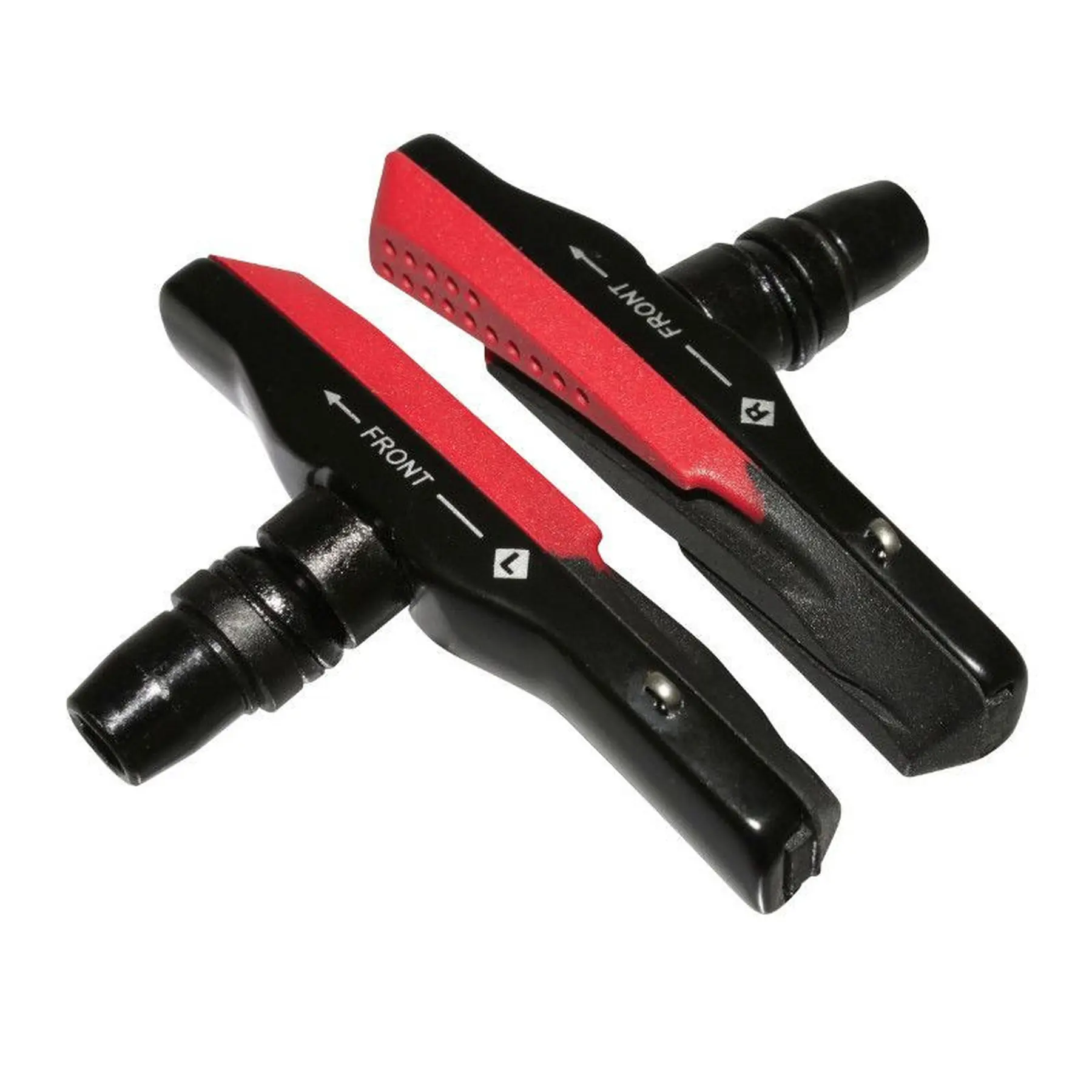 Ein Paar Bremsbeläge für Mountainbike-Bremsen mit abgesetzter Stange vom Typ Kartusche Newton 70 mm