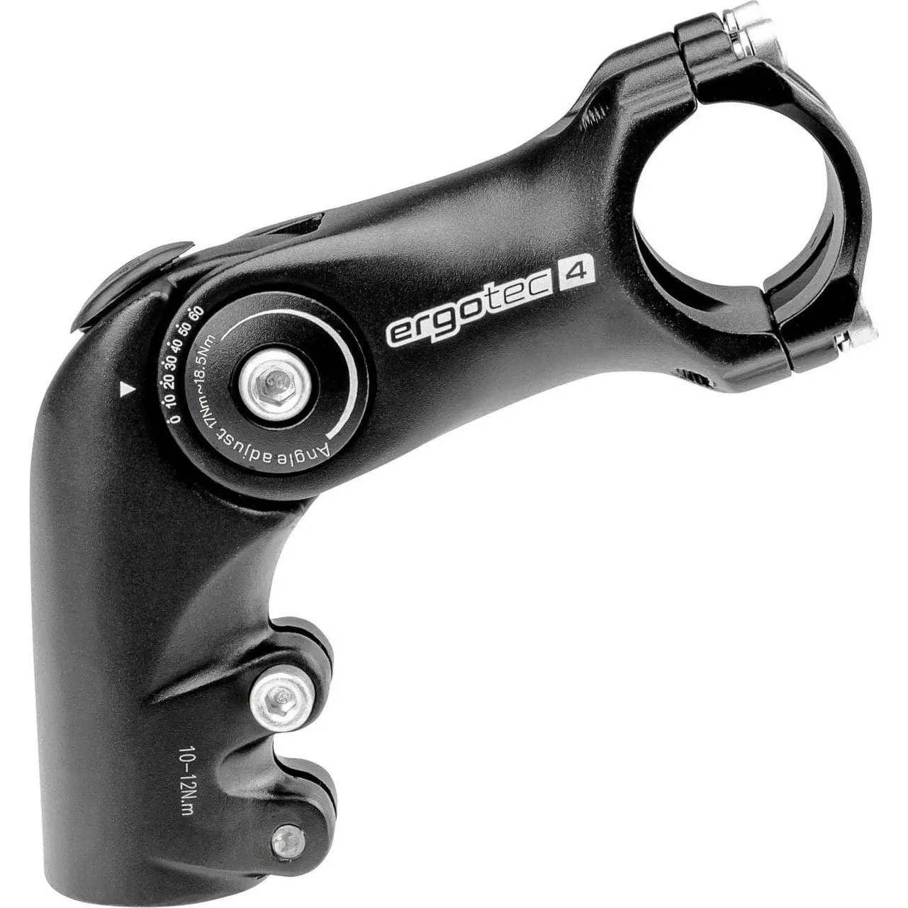 Winkeleinstellbarer Vorbau Ergotec octopus 2 a-head 50 31.8/28.6/110 mm