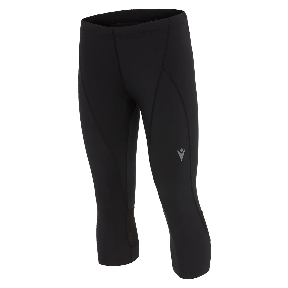 Macron Femme Pantalon 3/4 Running Scarlet Noir Extra Grand