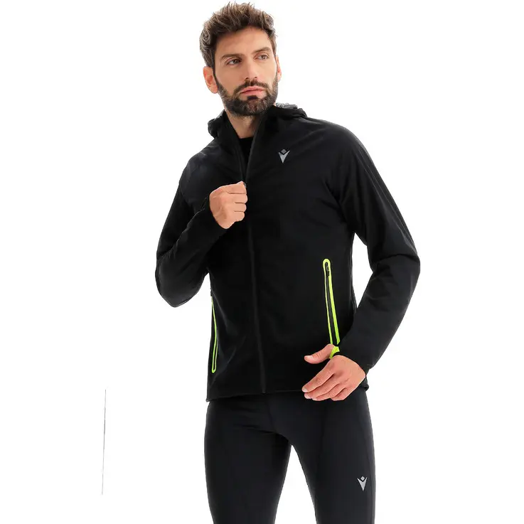 Macron Homme Veste Run Noir Moyen