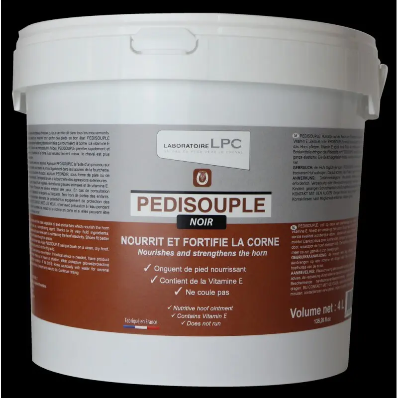 Hufpflege für Pferde LPC Pedisouple noir