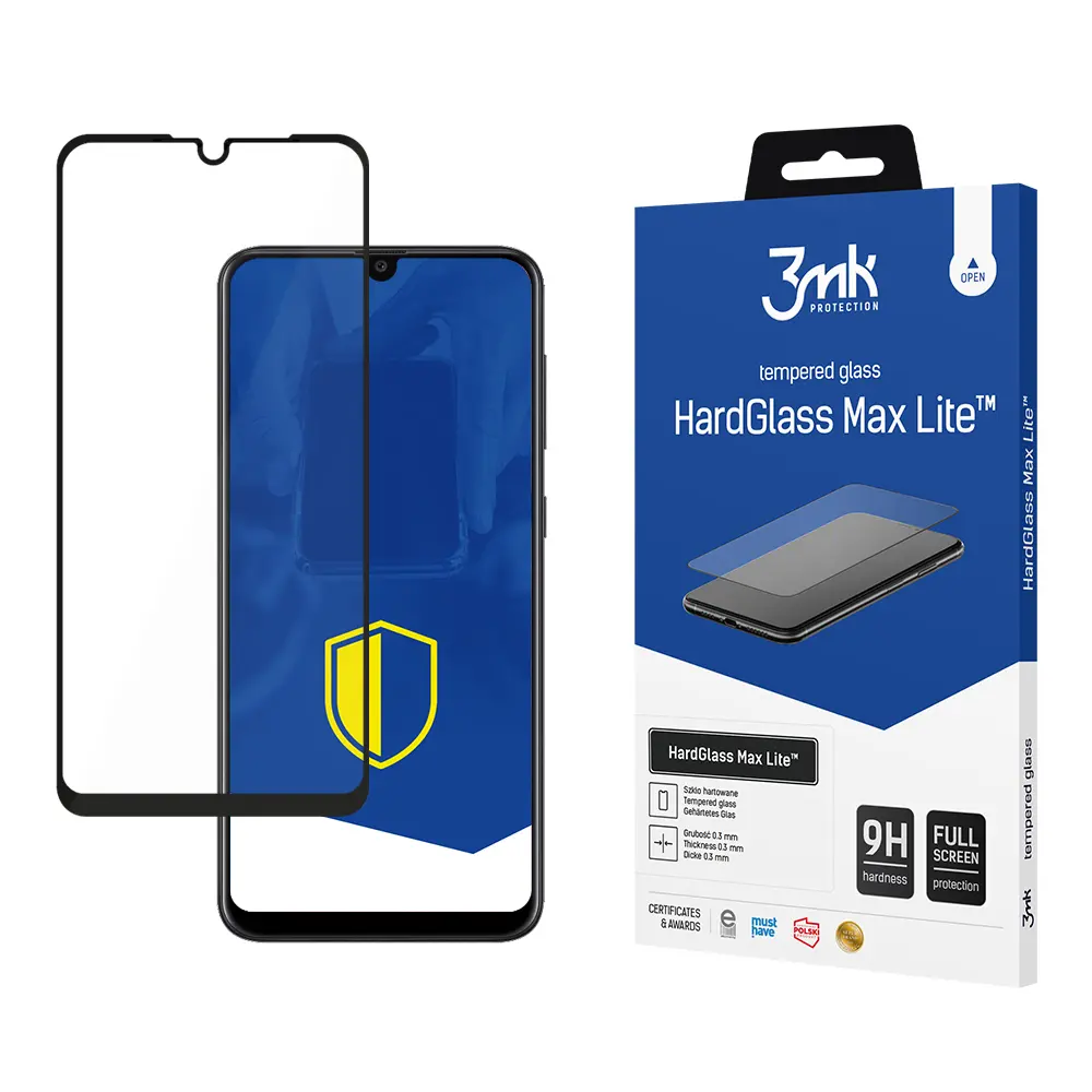 Verstärktes gehärtetes Glas 3MK Samsung Galaxy A30s HardGlass max lite