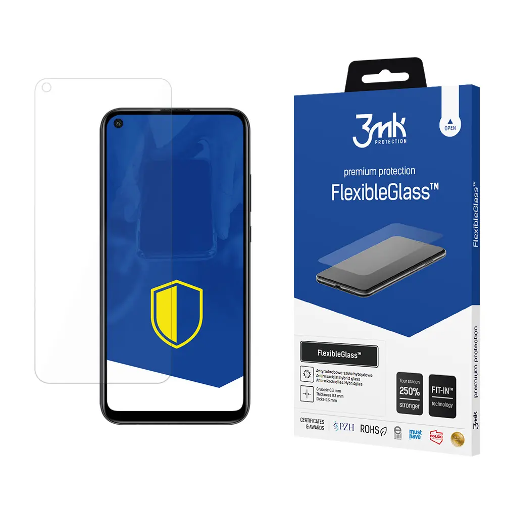 Hybridglas 3MK Huawei P40 Lite - FlexibleGlass™