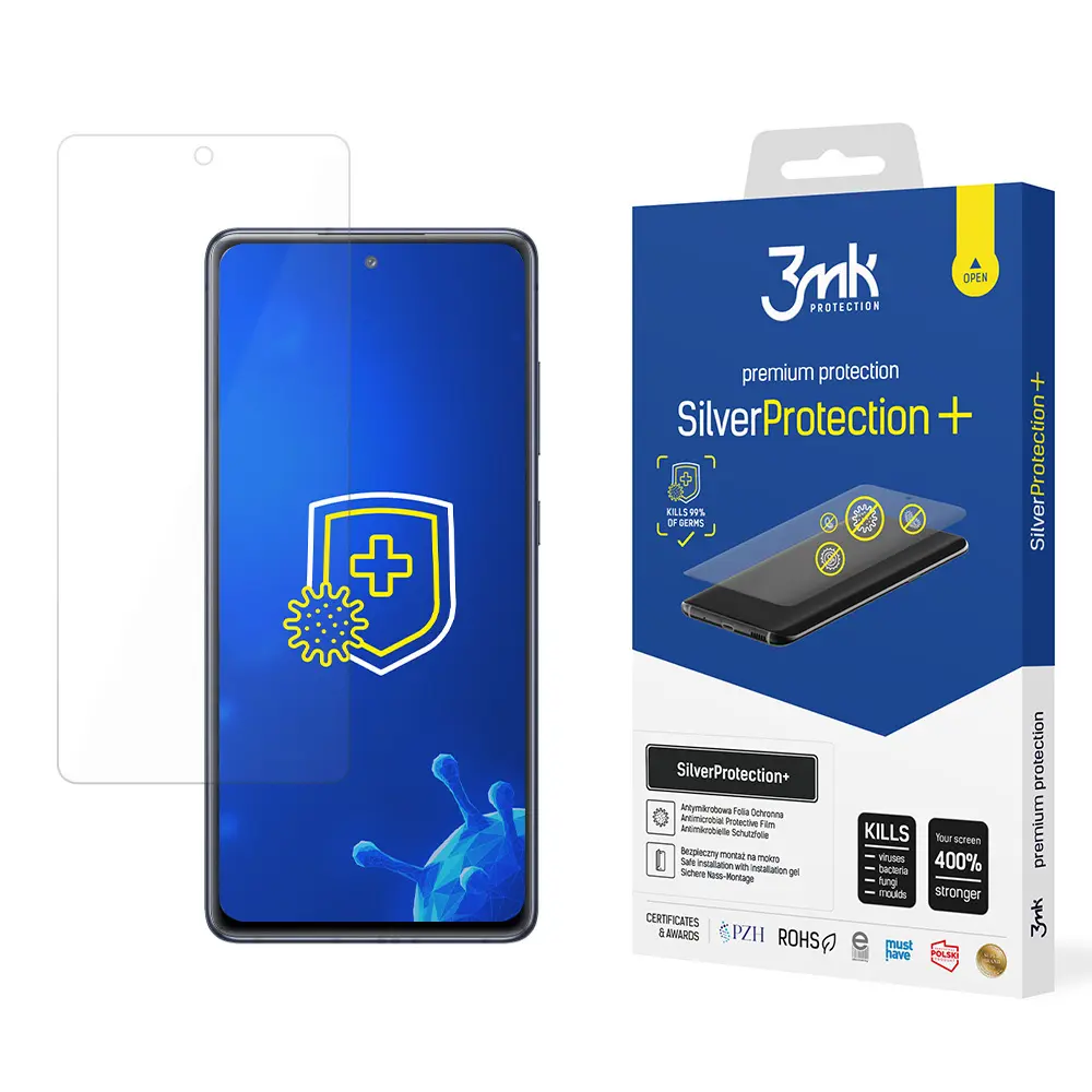Antimikrobieller Schutzfilm 3MK Samsung Galaxy S20 FE 5G - Silver Protect+
