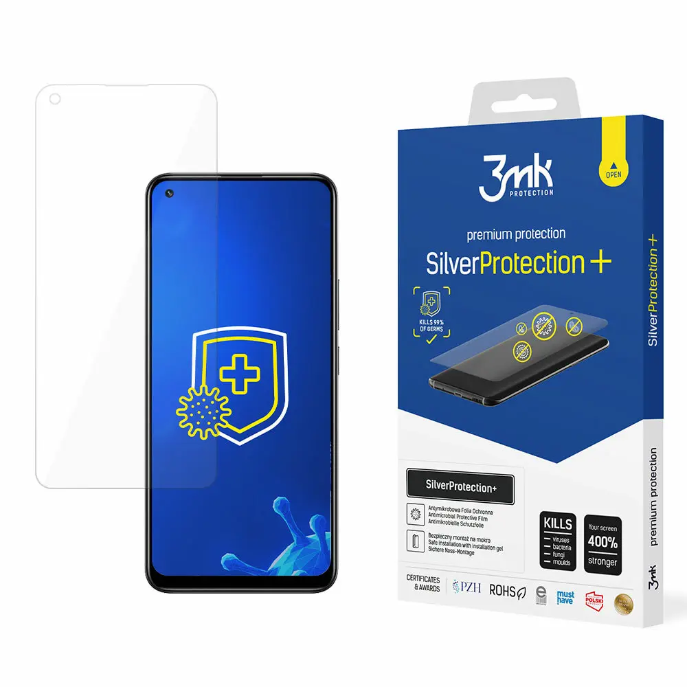 Antimikrobieller Schutzfilm 3MK Realme 8 4G - SilverProtection+