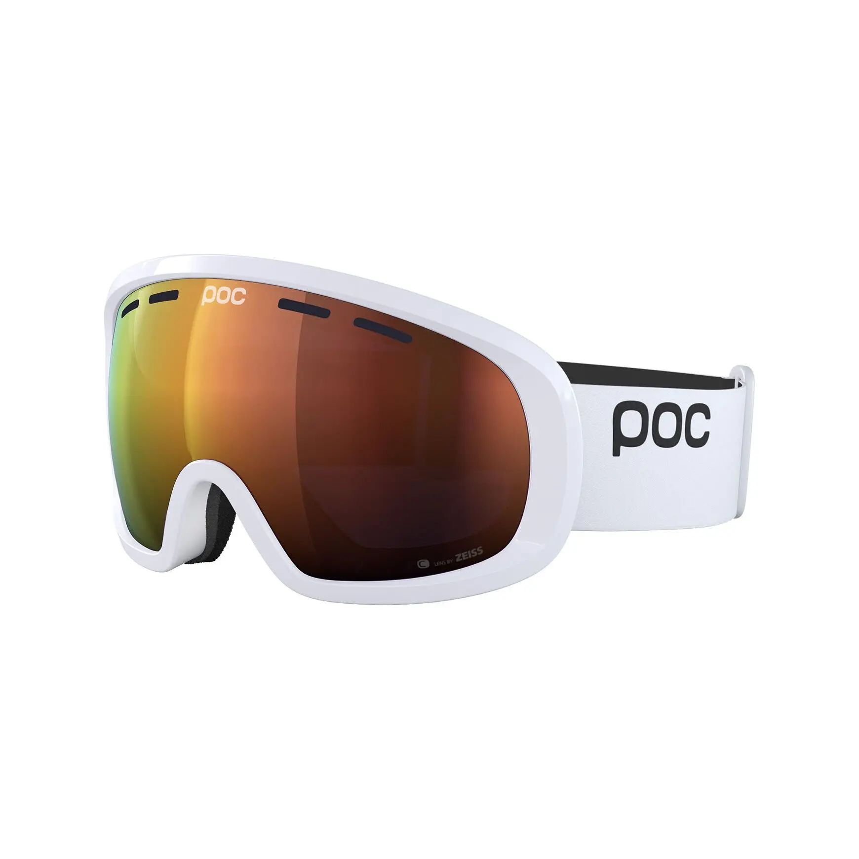 POC Fovea Mid, Skibrille, Hydrogen White
